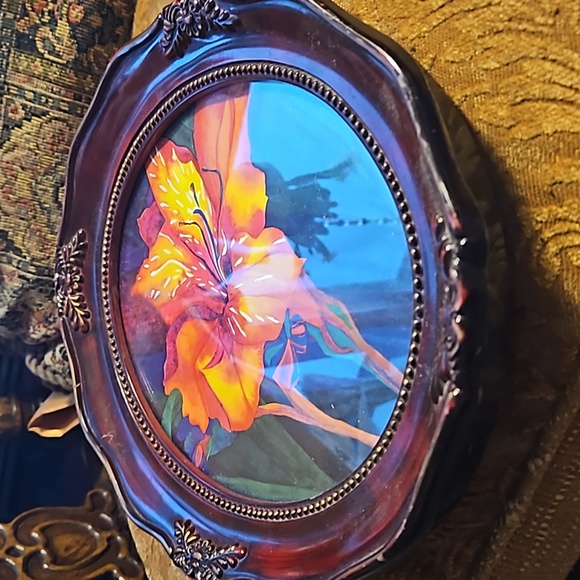 12×10 early 1900s Antique Deep Carved Picture frame  vintage Cherry Wiid - Picture 16 of 16